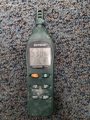Extech RH300 Psychrometer Humidity Temperature Meter Powers On
