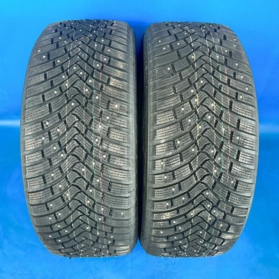 2x Winterreifen 245 45 R19 102T XL Continental Ice Contact 3 Studded Spikes Neu