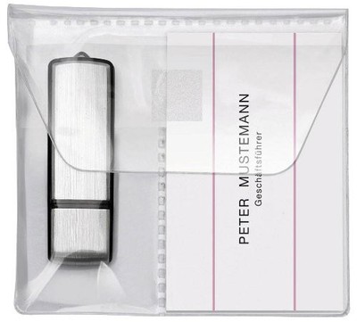 Veloflex USB Stick Hullen) for 2 USB Sticks, Pack of 10