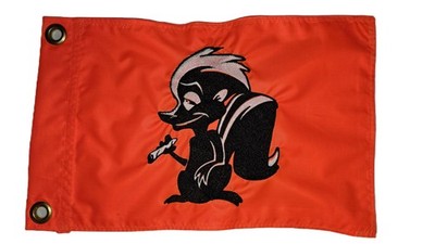 Custom Doobie Smoking Skunk Safety FLAG Jeep UTV Airboat Recumbent Trike bicycle