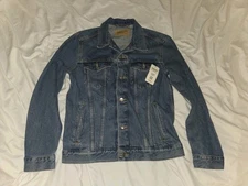 Levis Trucker Denim Jean Jacket Signature Levis Strauss Men's Small Blue NWT