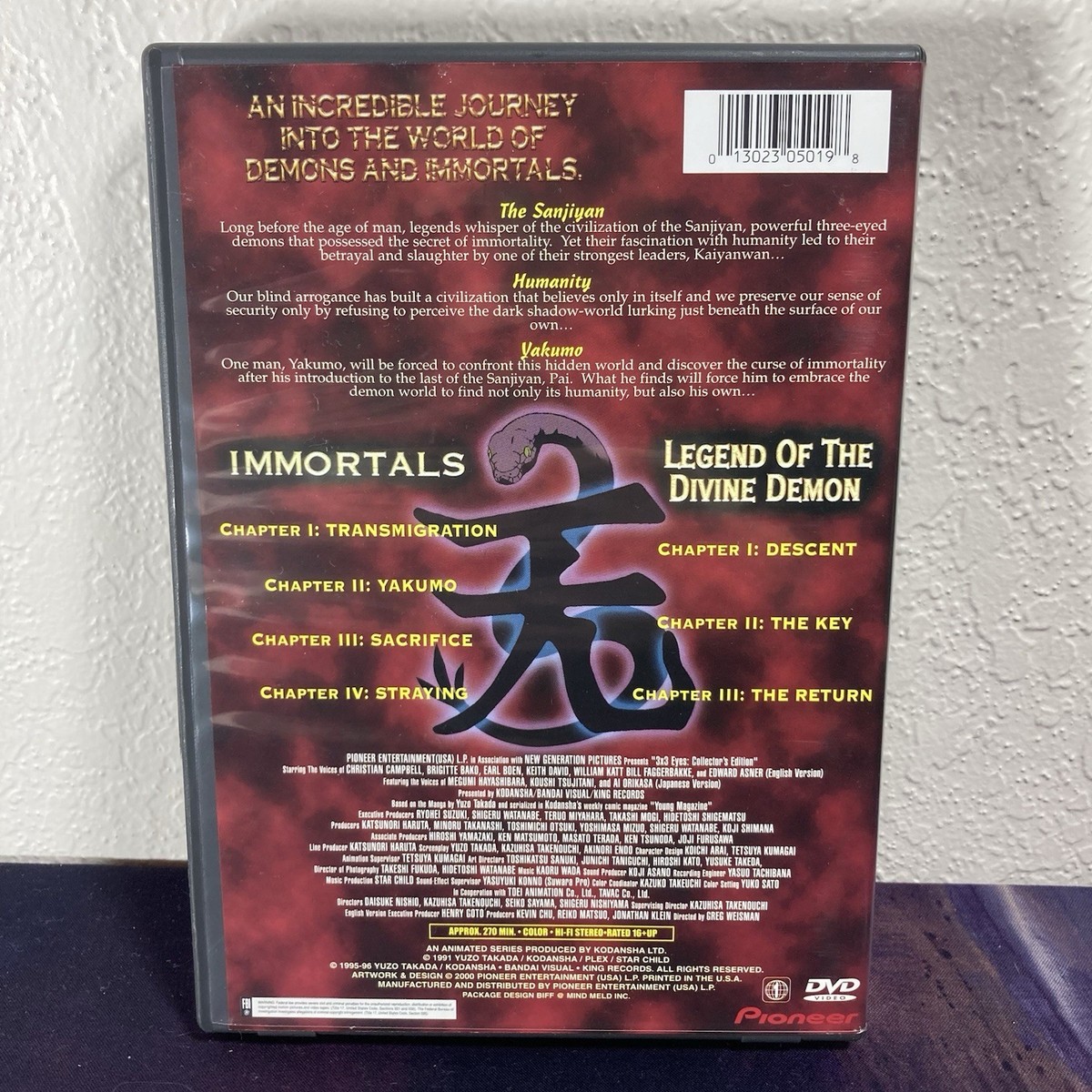 3x3 Eyes Collection (DVD, 2001, 2-Disc Set) for sale online | eBay