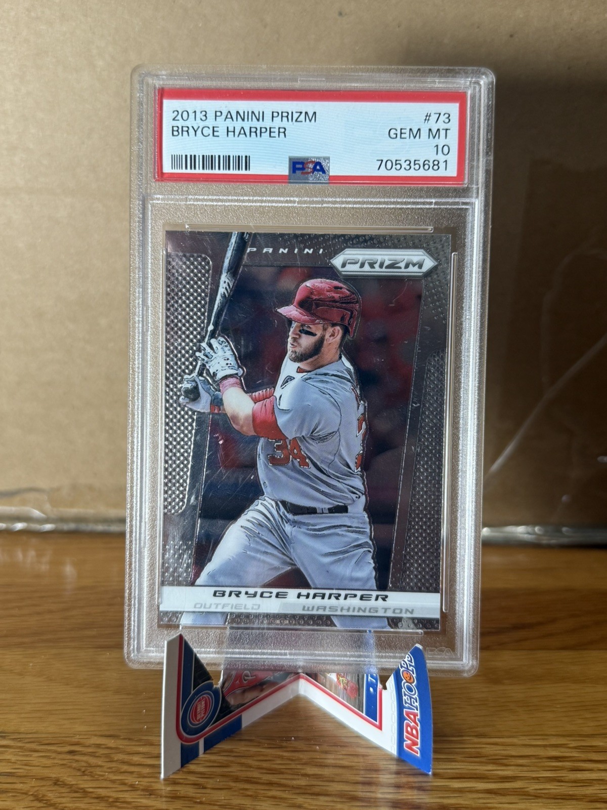 2013 Panini Prizm Bryce Harper #73 PSA 10
