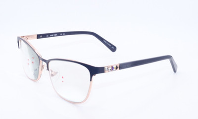 NINE WEST NW1099 400 NAVY ROSE GOLD AUTHENTIC DESIGNER EYEGLASSES 52-15