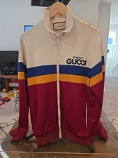 Gucci Original Gucci Jersey Jacket Magenta/Ivory Pre-owned Size XS Fits As Small