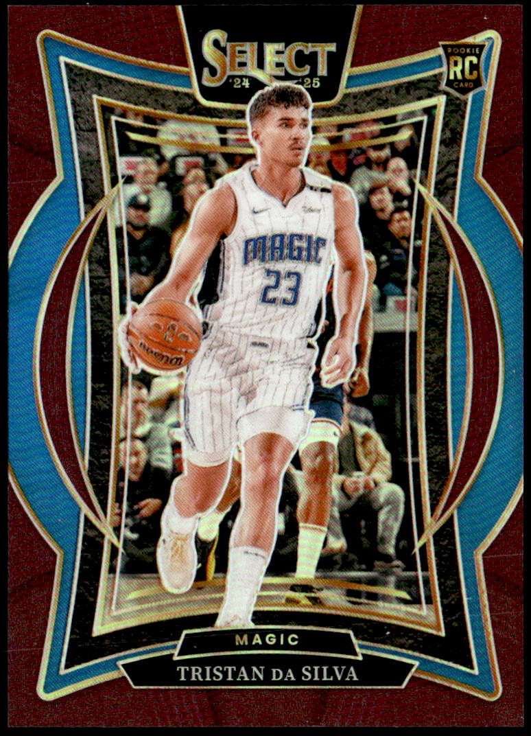 2024-25 Panini Select #83 Tristan da Silva Maroon Prizm #/175 Rookie E1