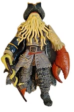 Disney Zizzle Pirates of the Caribbean Claw Snap Davy Jones 8” Action Figure