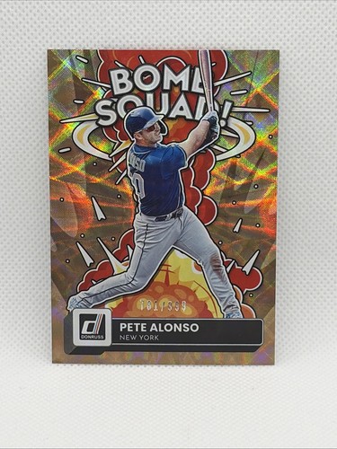 Pete Alonso #BS-7 2022 Panini Donruss Bomb Squad card