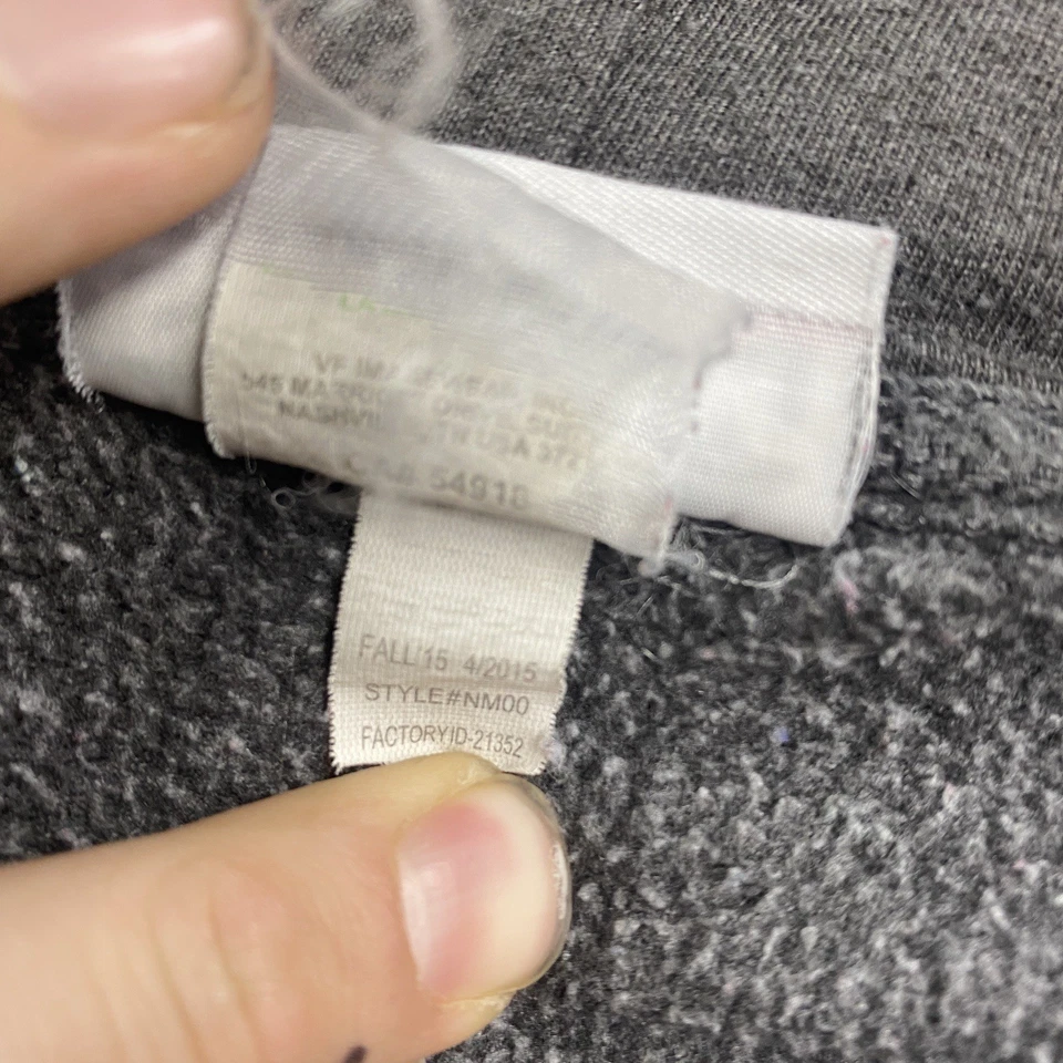 Sudadera con capucha vintage de la Universidad de Carolina del Norte para hombre 2XL gris universidad cremallera completa suéter Foto 4 de 4