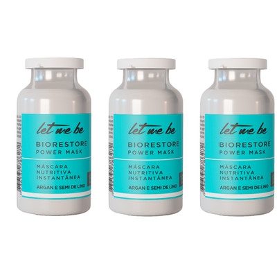 LetMeBe - Biorestore - Kit Ampola Nutritiva Instantanea 3x 15Ml - (3x 0.5FlOz)