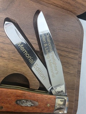 Case XX 6254 Oklahoma Firefighters Association Memorial Knife LE