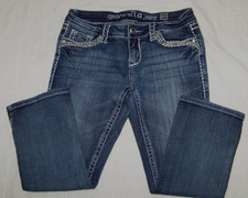 Grace In L.A. Embellished Crop Jeans - Jrs. 7...