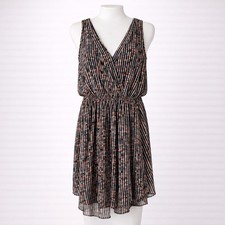 WHBM Sleeveless Dress Tank Abstract Print 2 S Festival Cocktail Party Indie Hobo