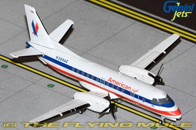 GeminiJets 1:200 Saab 340B American Eagle N389AE