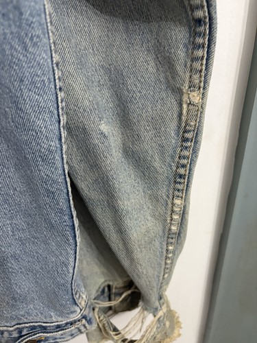 Vintage Levi Strauss Denim Trucker Jacket USA Men's Sz L 70507-0389. Distressed by Levi's, Size L, $34.99 - Photo 13