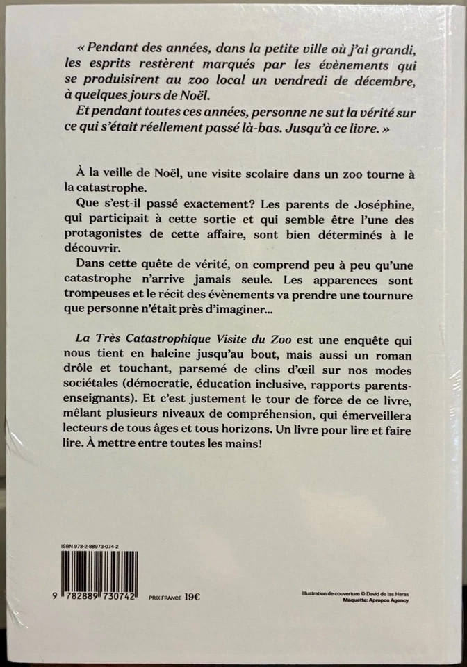 La Très Catastrophique Visite du Zoo by Joël Dicker (French Edition, 2024) - Image 2 of 2
