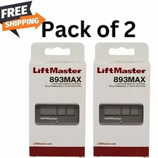2 Pack LiftMaster 893MAX 3 Button Visor Remot...