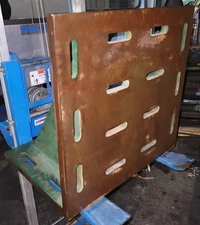 Large Cast Iron 90 Degree Slotted Angle Plate 24" X 24" X 18"