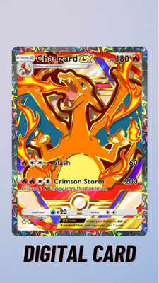 Charizard Ex FullArt Deluxe Pack ex Pokemon TCG Pocket Trade 2 Star    (English)