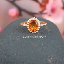 Natural Citrine, 925 Sterling Silver, Stunning Ring, Citrine Ring, Promise Ring