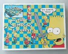 The Simpsons Official 3D Chess Set Complete and Boxed Excellent Condition