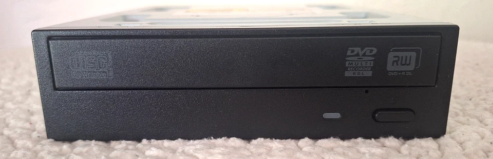 HP SH-216 DVD+RW INTERNAL DESKTOP DRIVE WITH SATA CABLES/SWITCH CABLE HOLDER - Image 3 of 4