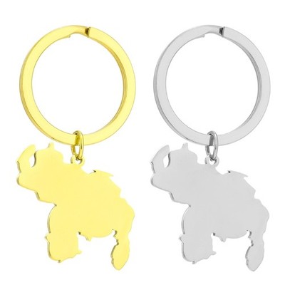 Venezuela Map Keychain Venezuelan Culture Souvenir Perfect Gift for Men Women