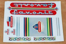 Autocollants décalcomanies vintage rétro vélo favori 1969 autocollants...