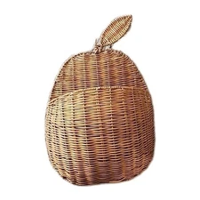 Wall Hanging Basket Woven Fruit Basket Storage Multipurpose 