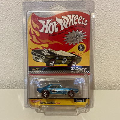 Hot Wheels RLC Neo-Classics 1967 Chevrolet Camaro 1:64 blau/weiß OVP C6035