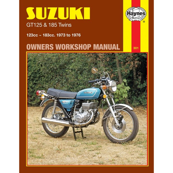 Suzuki GT125 GT185 K/L/M/A 1973-1976 Uk Motorrad Werkstatthandbuch Haynes-image
