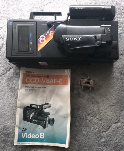 Sony CCD-V8AF 8mm Video 8 Video Camera Recorder Untested No Battery