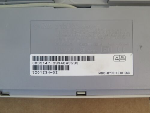 Sun Microsystems 320-1234 Type 5c Keyboard & Mouse Mini-Din SPARC 20 Ultra 5/10 - Photo 2/3