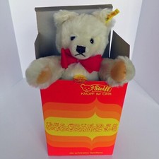 Steiff White Original Teddy Bear, 0203/41, 15 in., Gift Box, Circa 1983