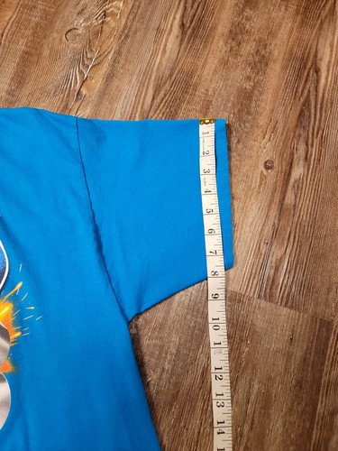 Disney T Shirt Size XL Mickey Goofy Donald Pluto Graphic Florida 2018 Blue K0172 - Picture 6 of 6