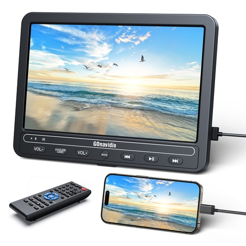 10,5" Tragbarer DVD-Player Auto Kopfstütze TV Monitor 1080P Video HDMI USB AKKU - Bild 17 von 22