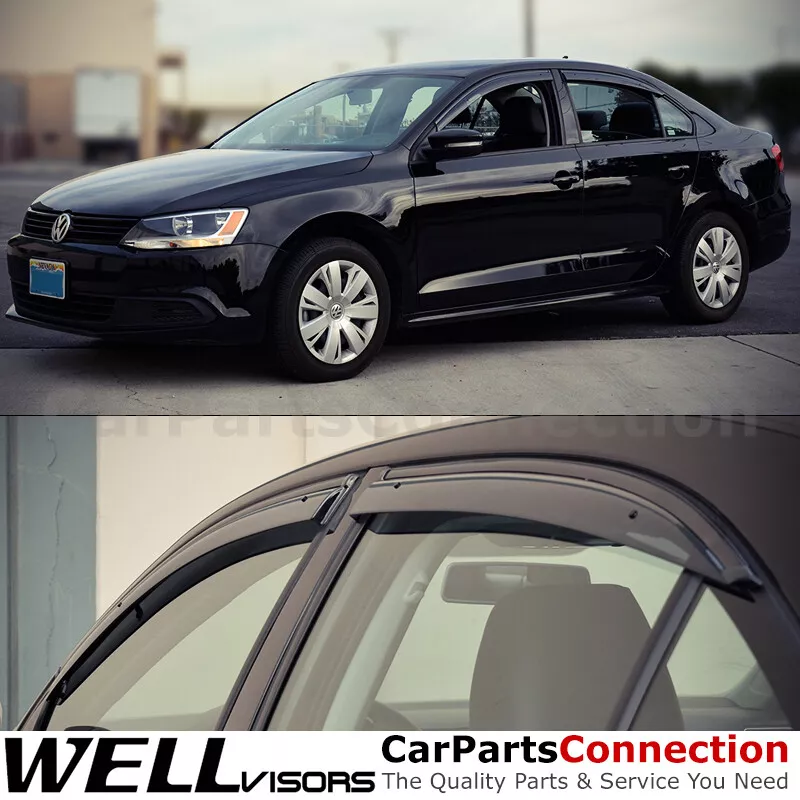Jetta sale rain guards