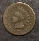 1874 Indian Cent Good Lot 3866