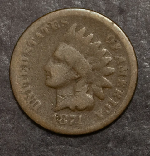 1874 Indian Cent Good Lot 3866