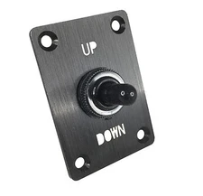 Pactrade Marine Boat Trim Tab Momentary Toggle Switch Panel 3-Way  Mom.-Off-Mom.