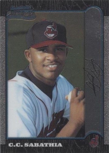 C.C. CC SABATHIA 1999 Bowman #344 SGC 8.5 Gold Rookie RC #38/99 | eBay