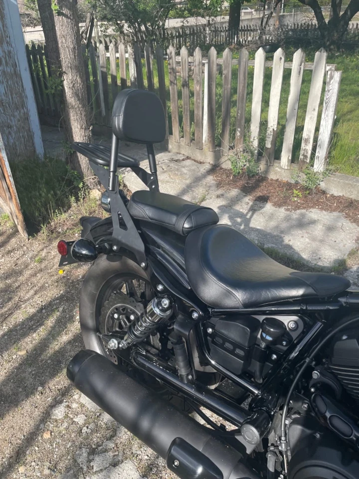 Respaldo de pasajero barra trasera Sissy para Yamaha Bolt XV950 XVS950 2014-2020 R-Spec Foto 2 de 4