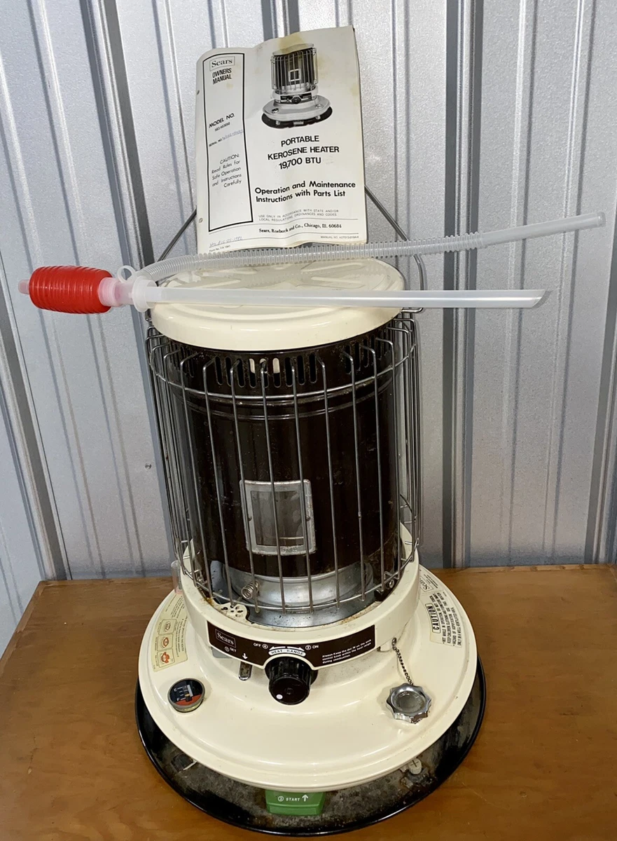 TOYOSTOVE Kerosun 19700 BTU Kerosene Heater 40305 Sears Stove In Box u0026amp;  New Wick | eBay