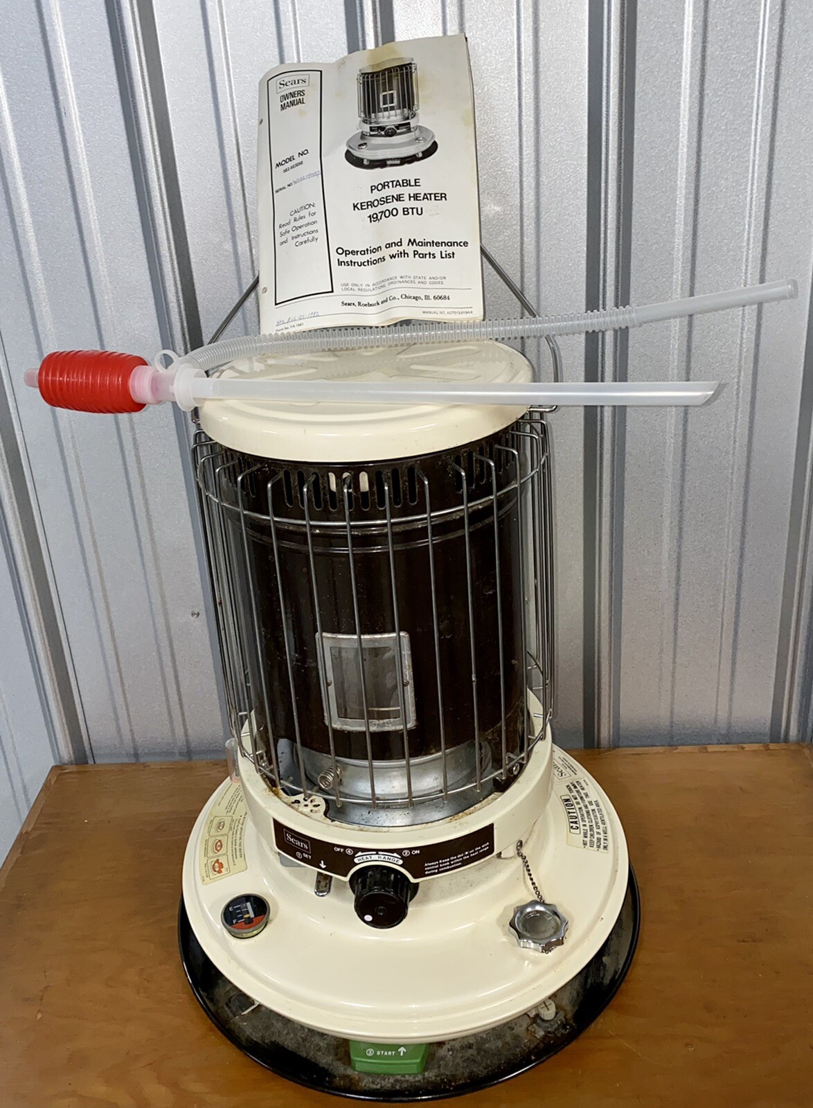 TOYOSTOVE Kerosun 19700 BTU Kerosene Heater 40305 Sears Stove In Box u0026 New  Wick | Inox Wind