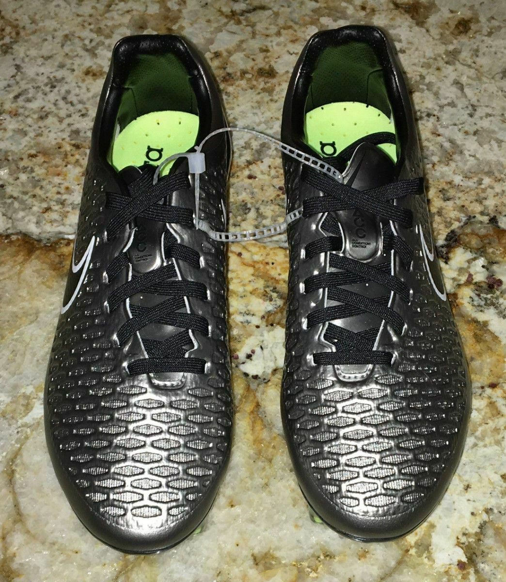 NIKE Magista Opus SG Metallic Pewter Black Soccer Cleats