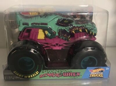 Hot Wheels Monster Trucks Zombie-Wrex Diecast Car New