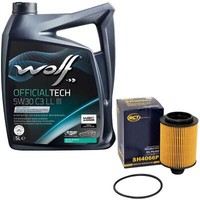 MotoröL Set 5W30 5 Liter + ÖLfilter SH 4066 P FüR Opel Astra J Insignia A Zafira