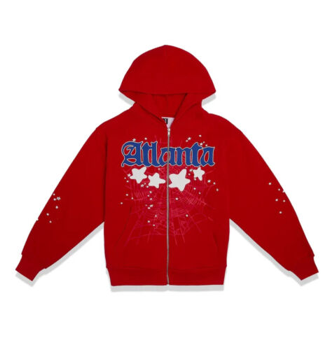Sp5der Atlanta Zip Up Hoodie Size SMLXL🔥 New (Free Shipping)📦 🚀 *NEW* ✅LEGIT✅