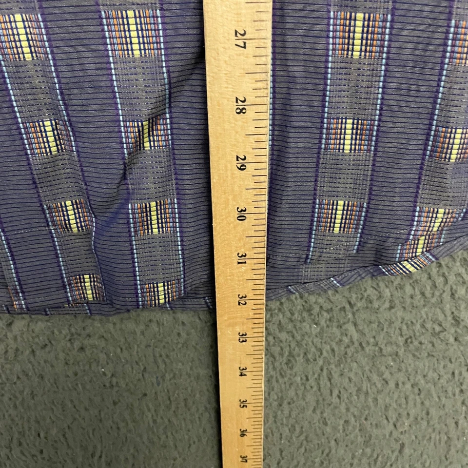 Camisa Jhane Barnes Para Hombres Mediana Púrpura Arte Abstracto Abotonada Manga Larga Informal Foto 3 de 4