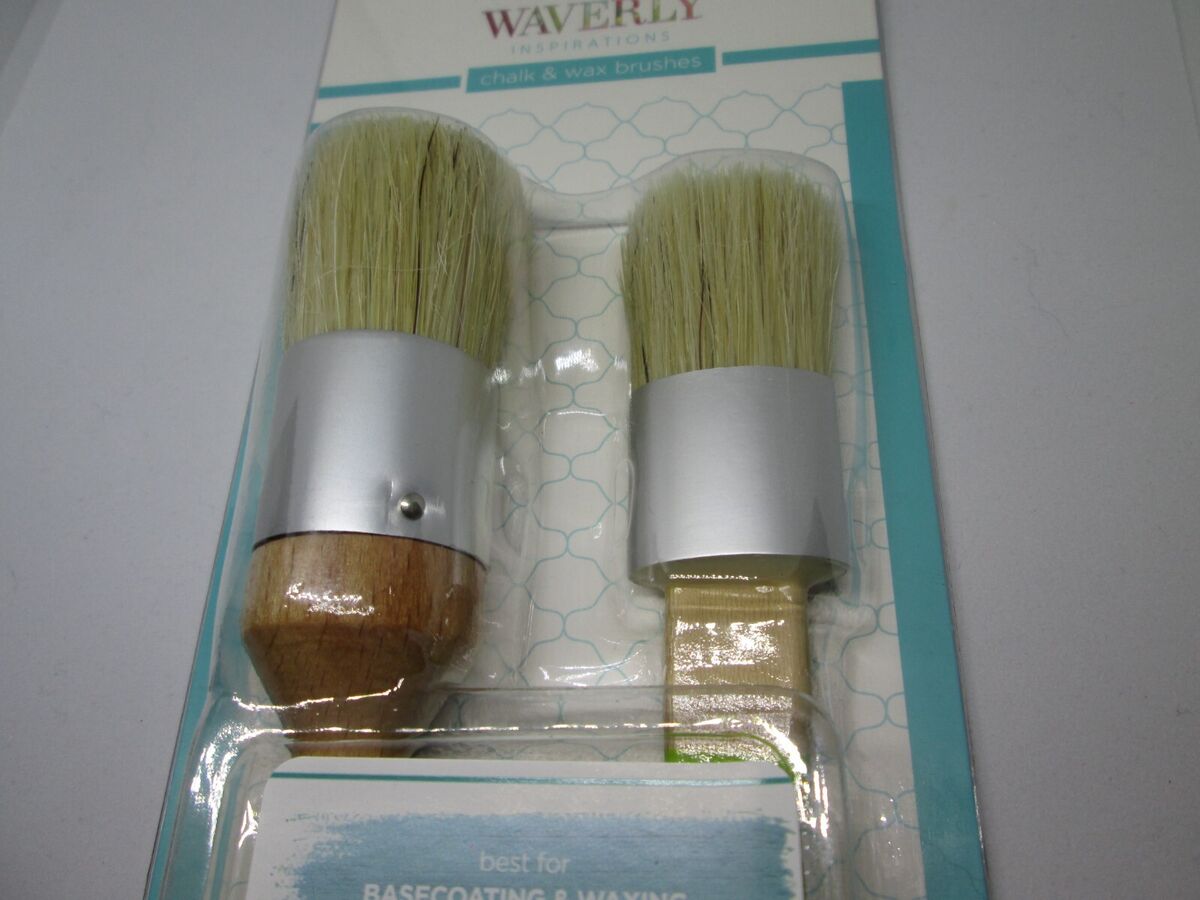 Waverly Inspirations Chalk & Wax Combination Brushes, 2 Piece